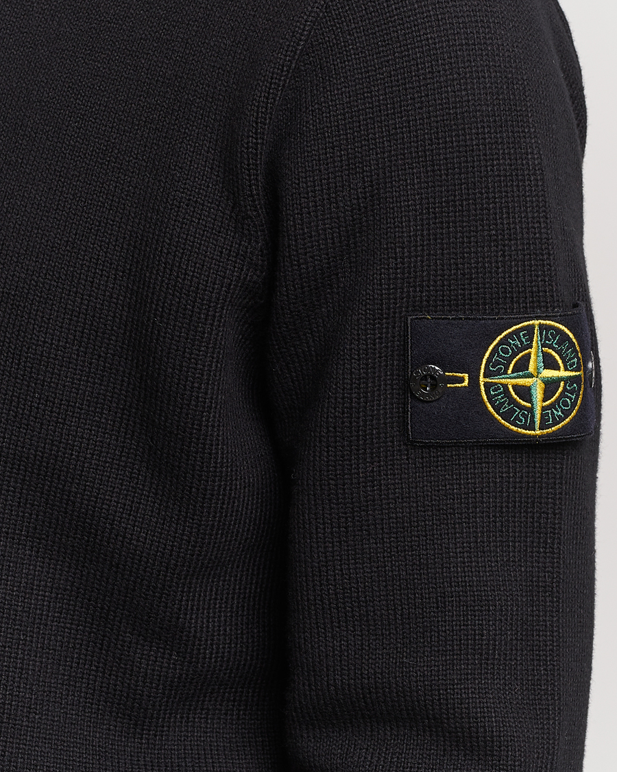 Herr | Tröjor | Stone Island | Winter Cotton Polo Black