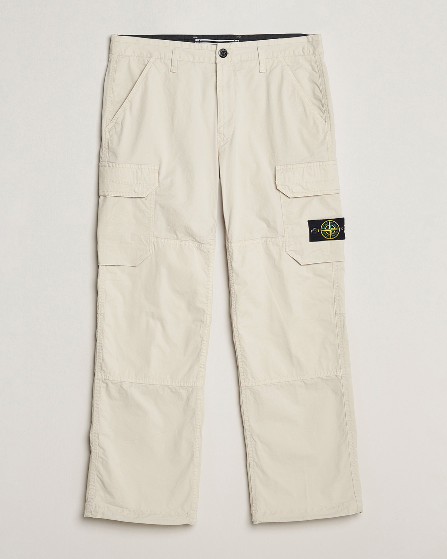 Herr | Byxor | Stone Island | Stretch Cotton Gabardine Cargo Pants Plaster