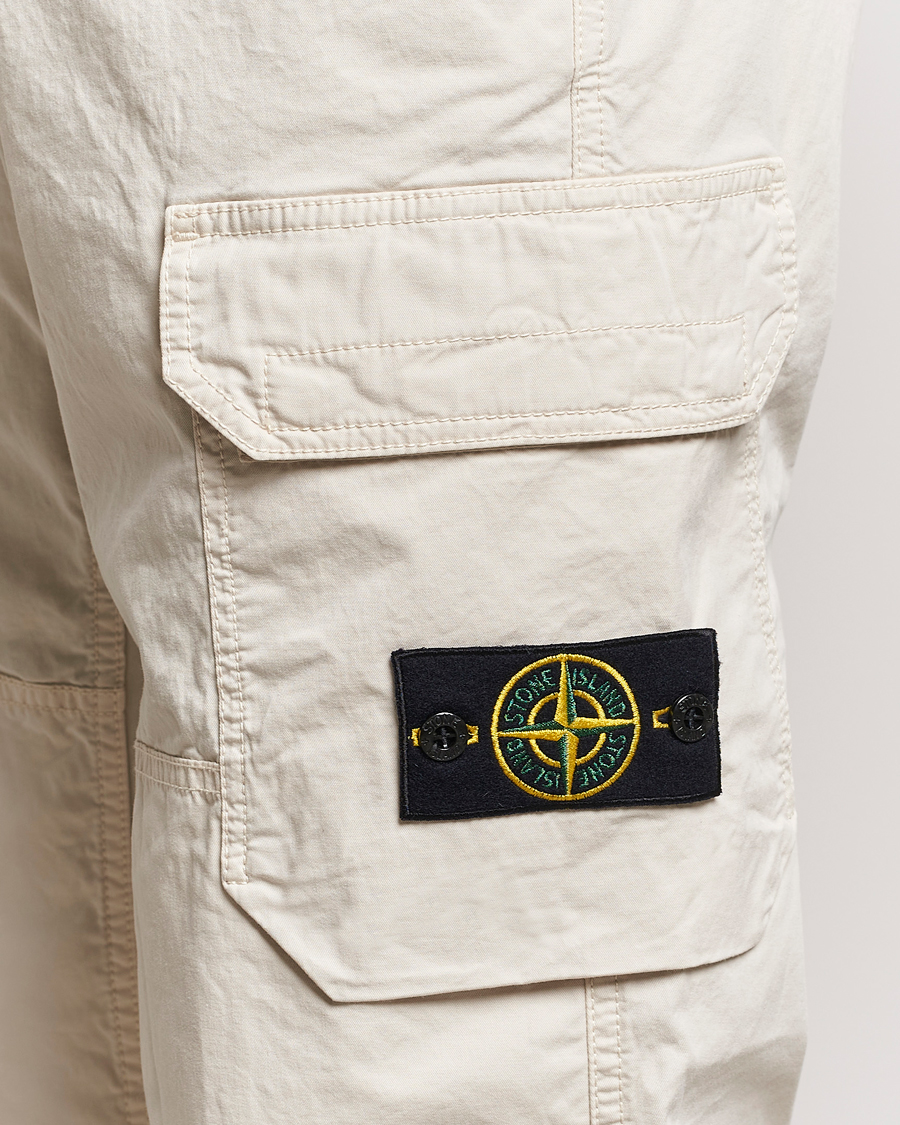 Herr | Byxor | Stone Island | Stretch Cotton Gabardine Cargo Pants Plaster