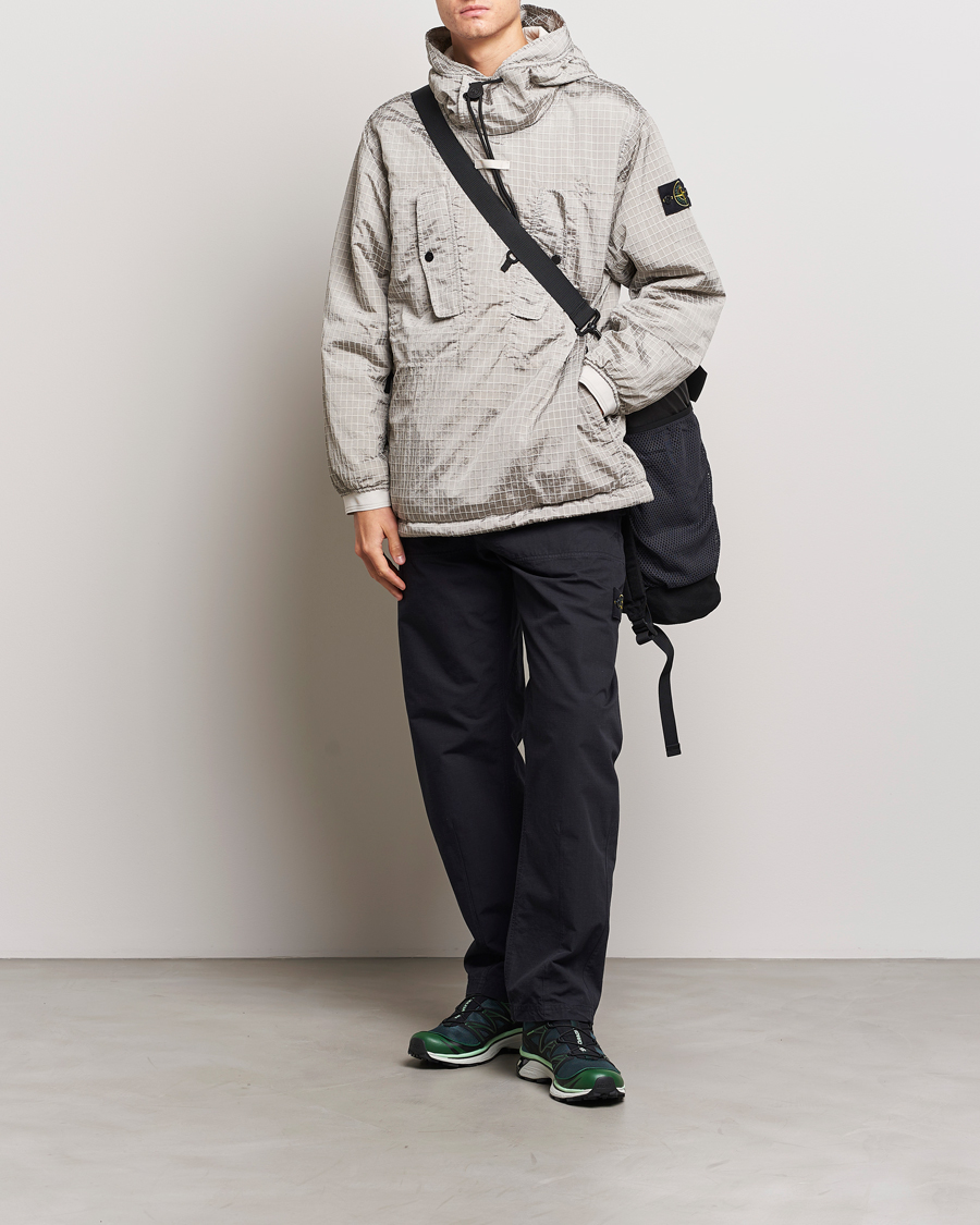 Herr | Byxor | Stone Island | Garment Dyed Ripstop Trousers Navy Blue