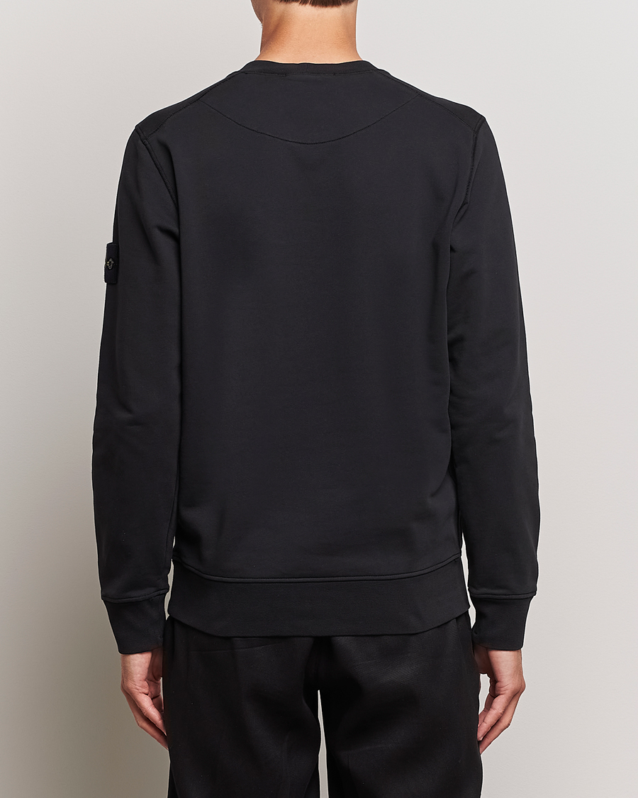 Herr | Tröjor | Stone Island | Garment Dyed Fleece Sweatshirt Black