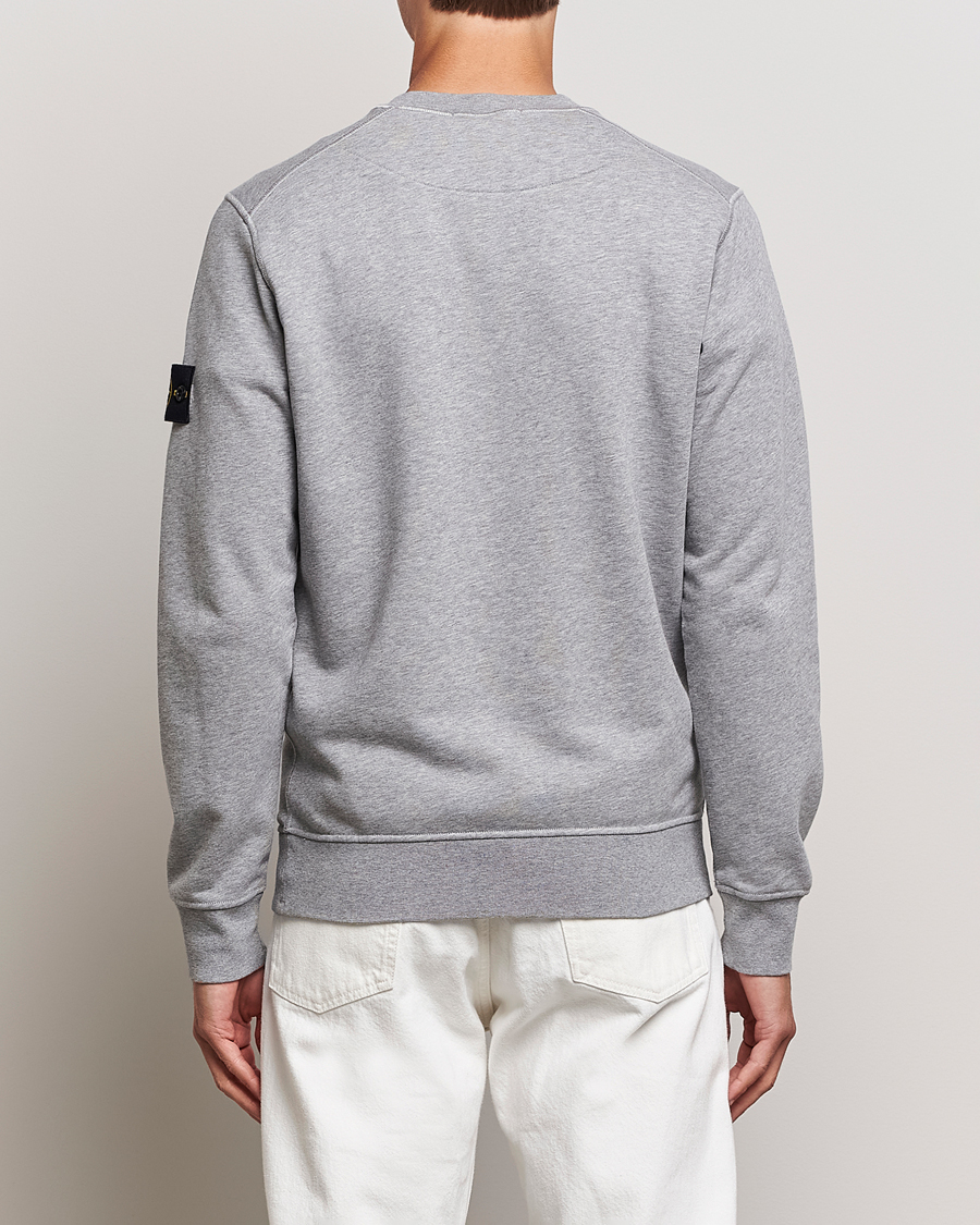 Herr | Tröjor | Stone Island | Garment Dyed Fleece Sweatshirt Melange Grey