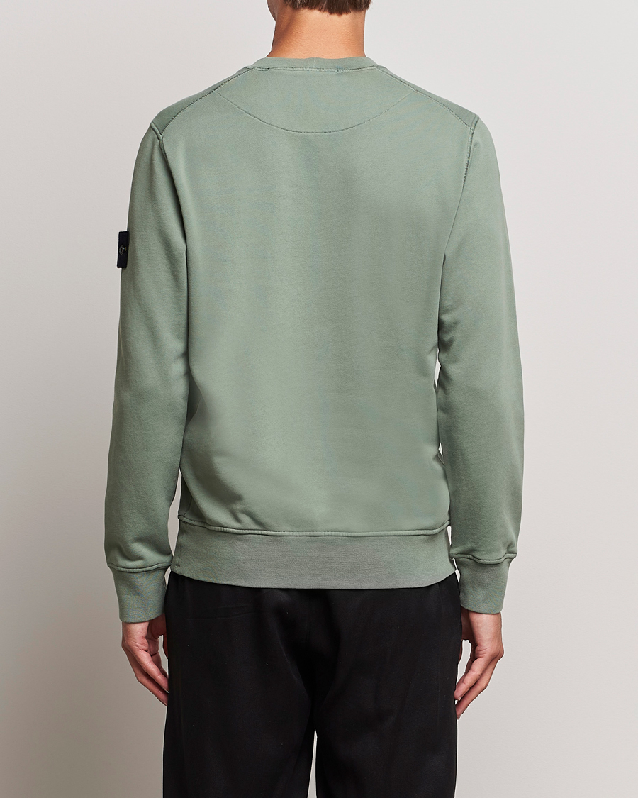Herr | Tröjor | Stone Island | Garment Dyed Fleece Sweatshirt Sage