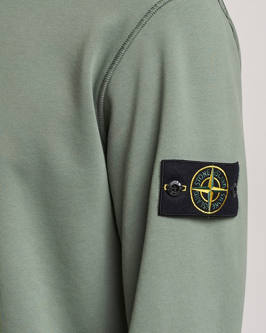 Herr | Tröjor | Stone Island | Garment Dyed Fleece Sweatshirt Sage