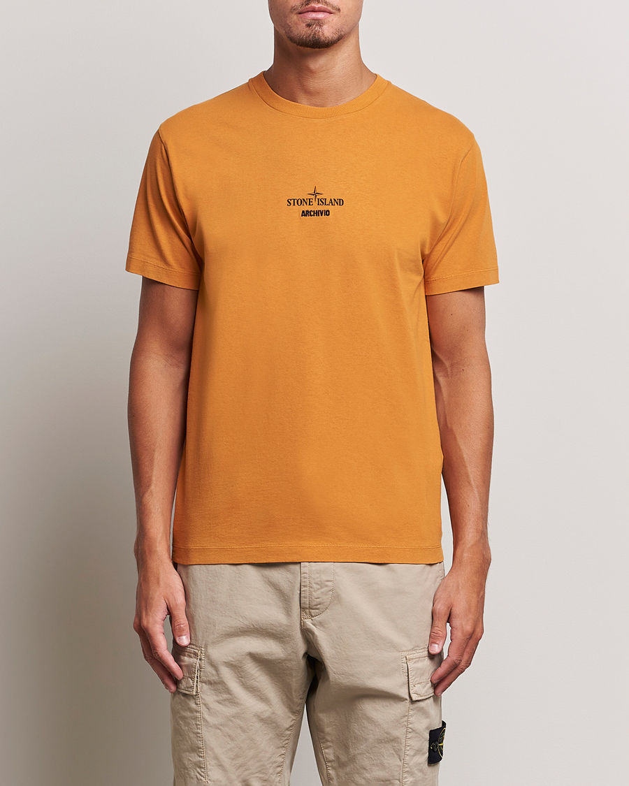 Herr | T-Shirts | Stone Island | Garment Dyed Archivio T-Shirt Rust