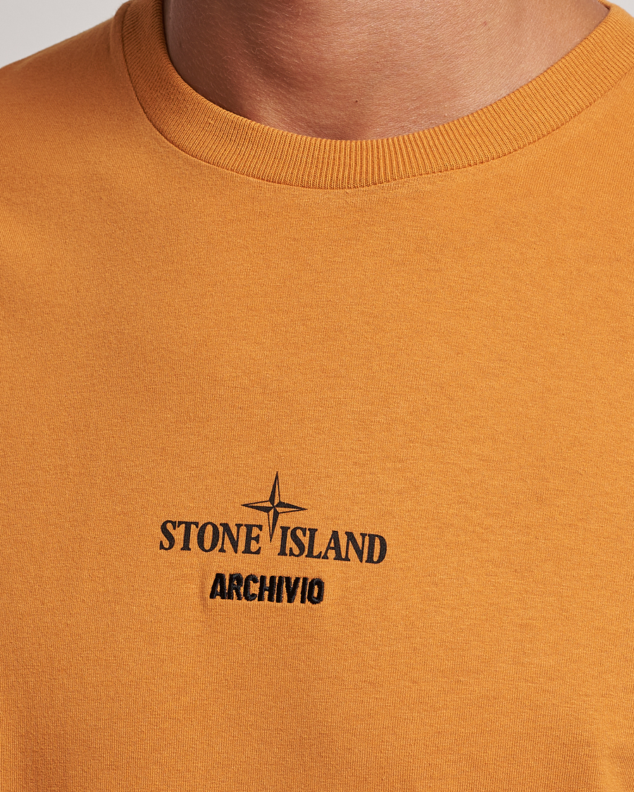 Herr | T-Shirts | Stone Island | Garment Dyed Archivio T-Shirt Rust