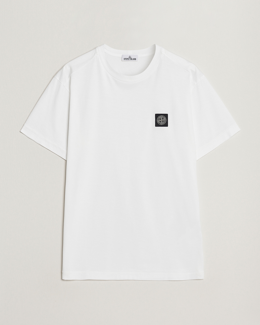 Herr | T-Shirts | Stone Island | Garment Dyed Jersey T-Shirt White