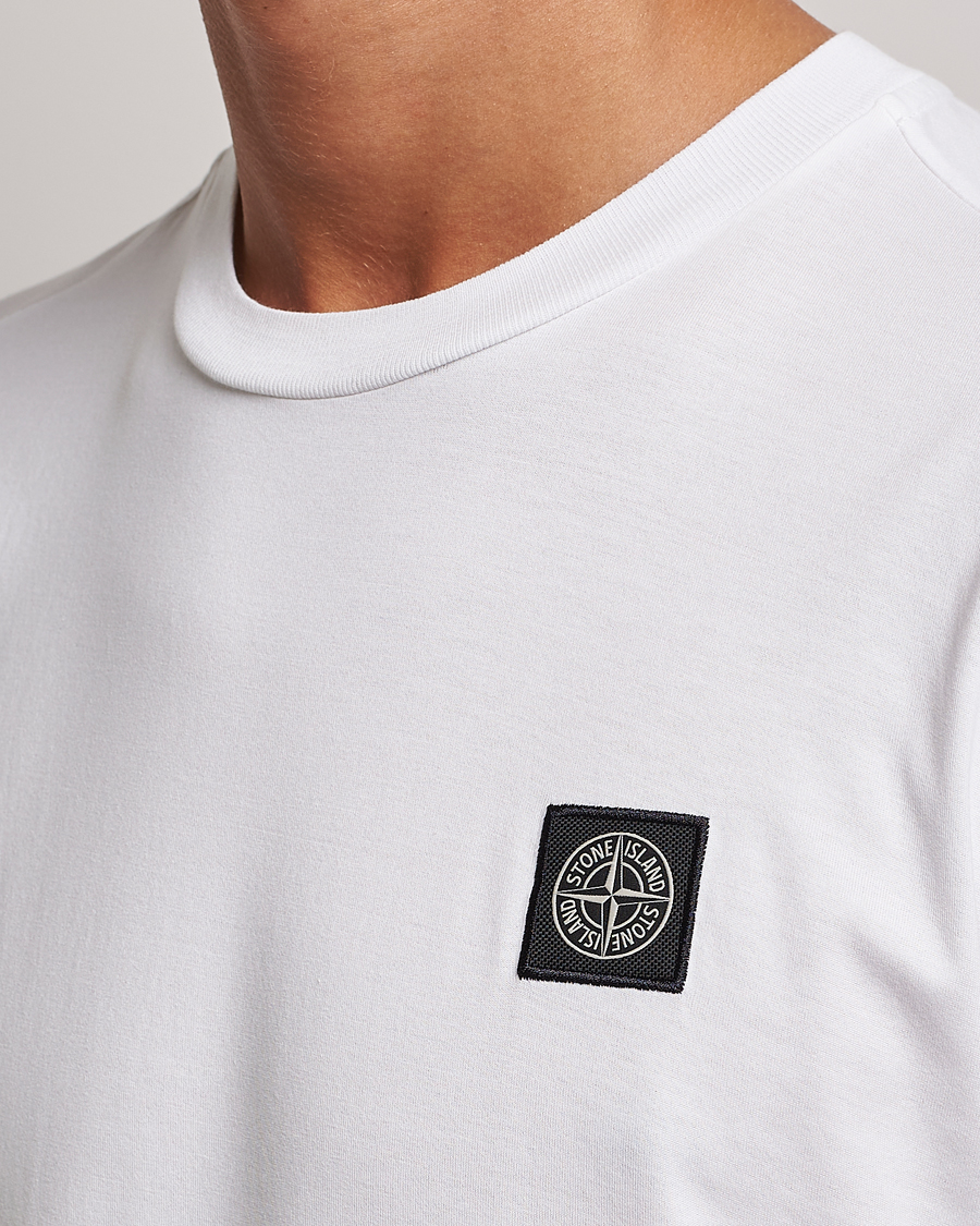Herr | T-Shirts | Stone Island | Garment Dyed Jersey T-Shirt White