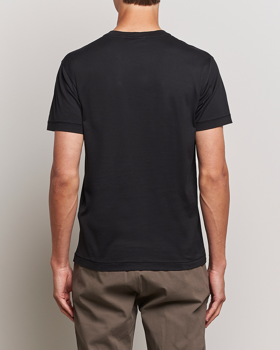 Herr | T-Shirts | Stone Island | Garment Dyed Jersey T-Shirt Black
