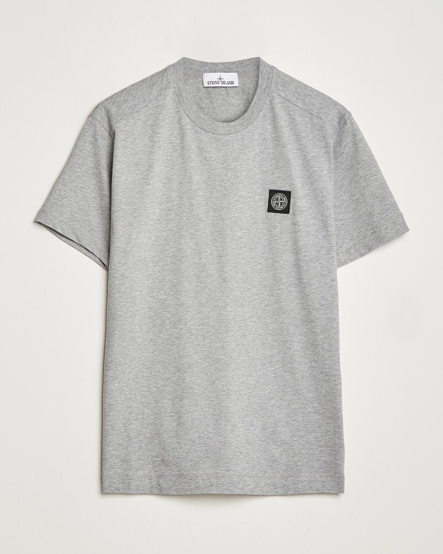 Herr | T-Shirts | Stone Island | Garment Dyed Jersey T-Shirt Melange Grey