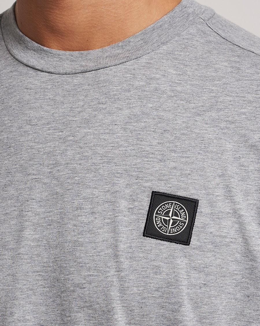 Herr | T-Shirts | Stone Island | Garment Dyed Jersey T-Shirt Melange Grey