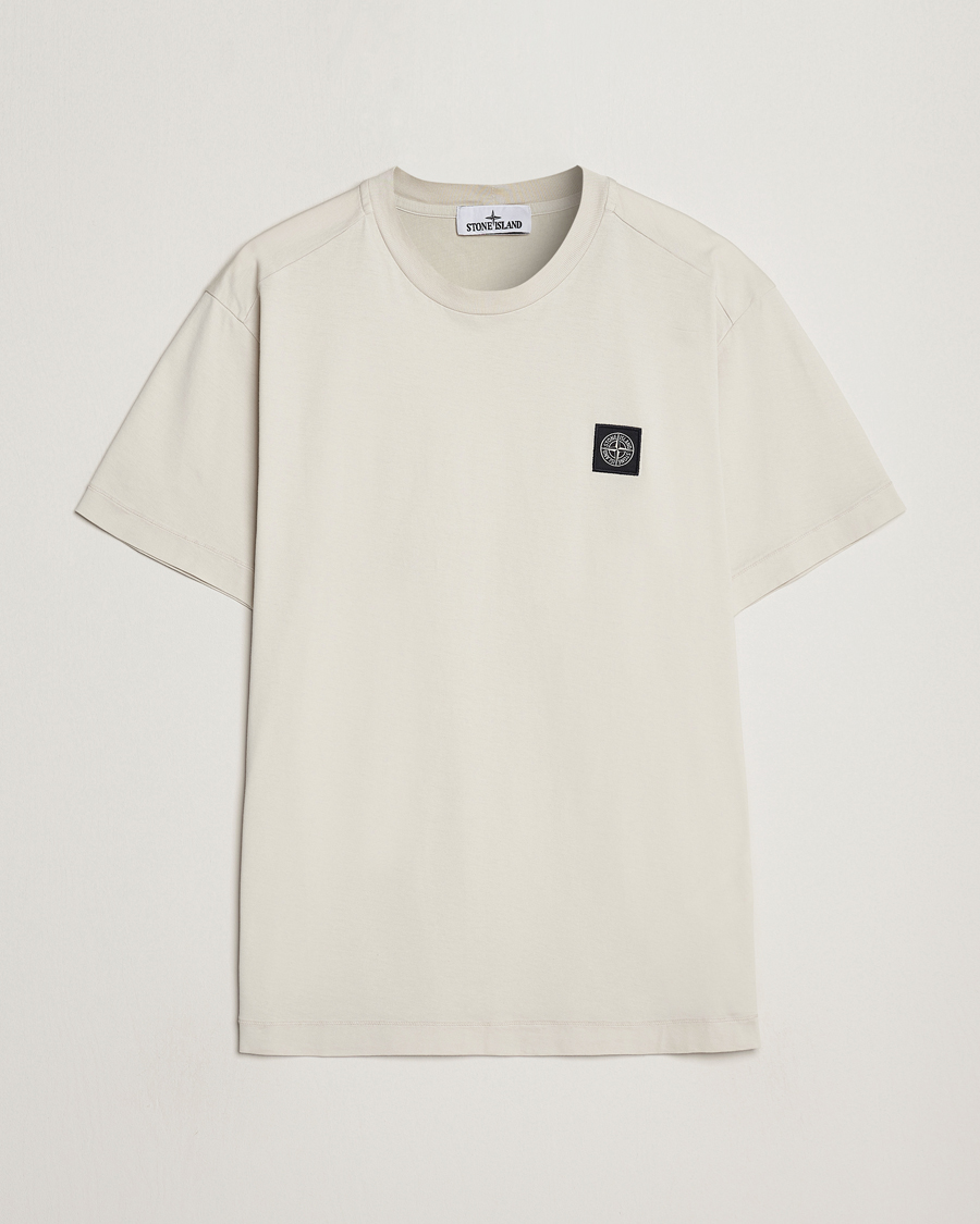 Herr | T-Shirts | Stone Island | Garment Dyed Jersey T-Shirt Plaster