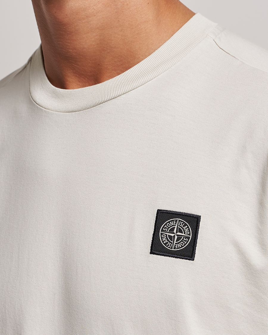 Herr | T-Shirts | Stone Island | Garment Dyed Jersey T-Shirt Plaster