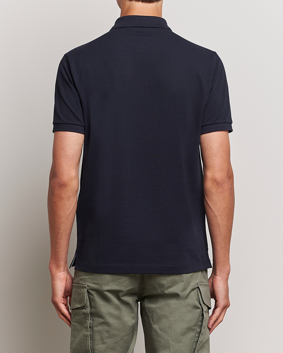 Herr | Pikéer | Stone Island | Cotton Pique Polo Navy Blue