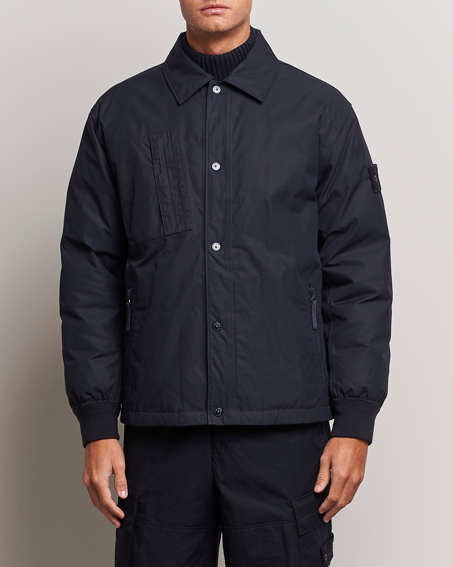 Herr | Jackor | Stone Island | Ghost Piece O-Ventile Jacket Navy Blue