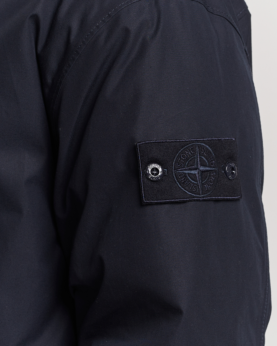 Herr | Jackor | Stone Island | Ghost Piece O-Ventile Jacket Navy Blue