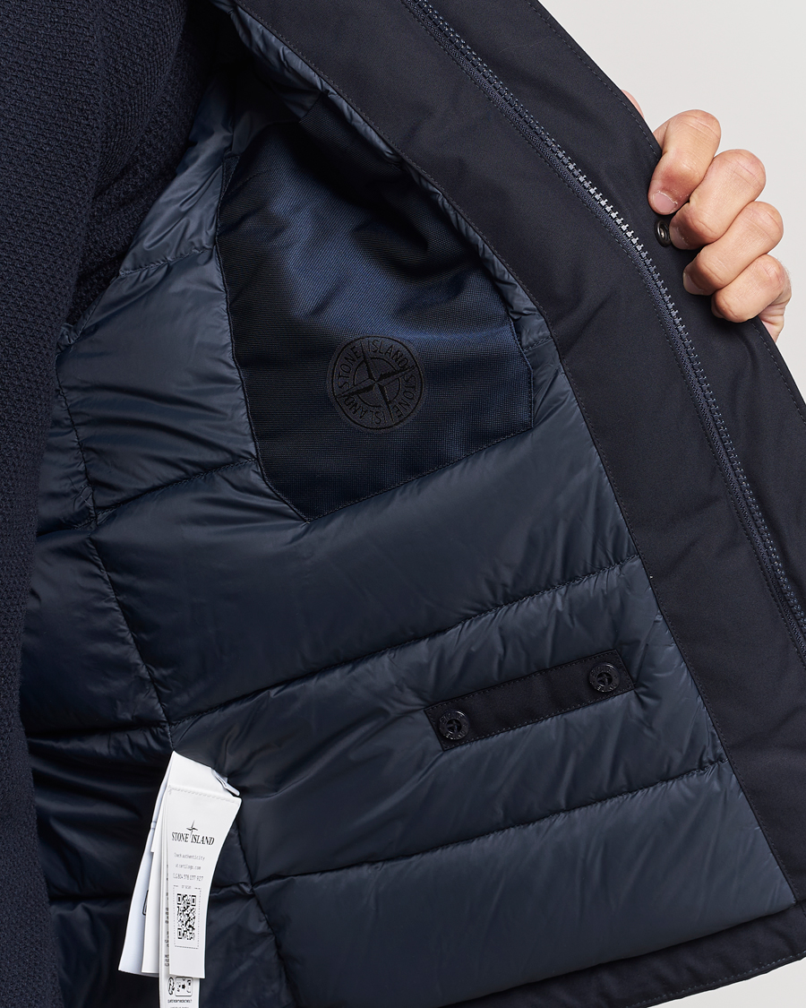 Herr | Jackor | Stone Island | Ghost Piece O-Ventile Jacket Navy Blue