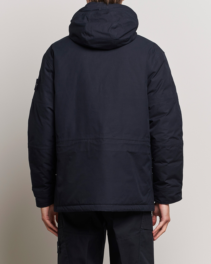 Herr | Jackor | Stone Island | Ghost Piece O-Ventile Hooded Parka Navy Blue