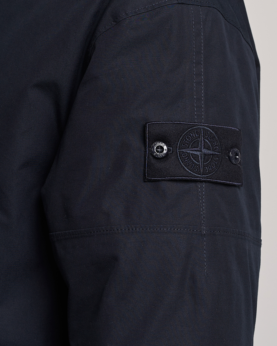 Herr | Jackor | Stone Island | Ghost Piece O-Ventile Hooded Parka Navy Blue