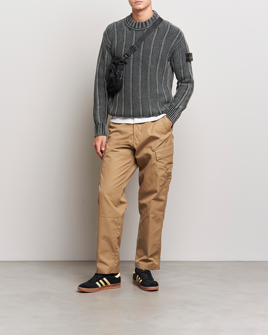 Herr | Byxor | Stone Island | Ghost Piece O-Ventile Trousers Dark Beige