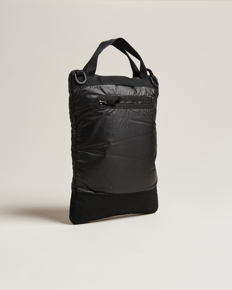 Herr | Totebags | Stone Island | Garment Dyed Mussola Gommata Canvas Tote Black
