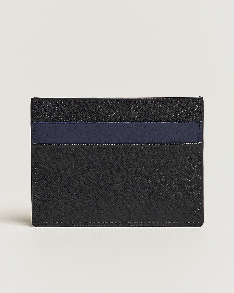Herr | Marni Saffiano Leather Cardholder Blublack | Marni | Saffiano Leather Cardholder Blublack