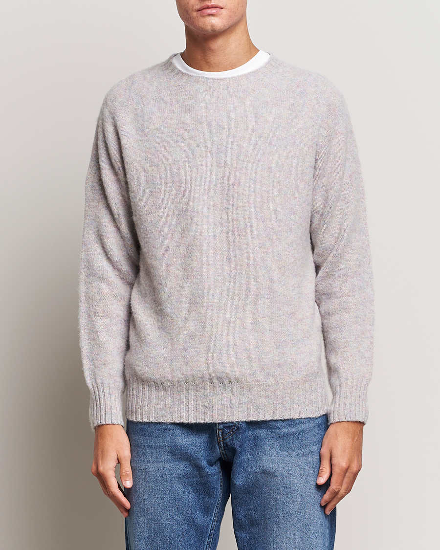 Herr | Tröjor | Howlin' | Brushed Wool Sweater Galaxy