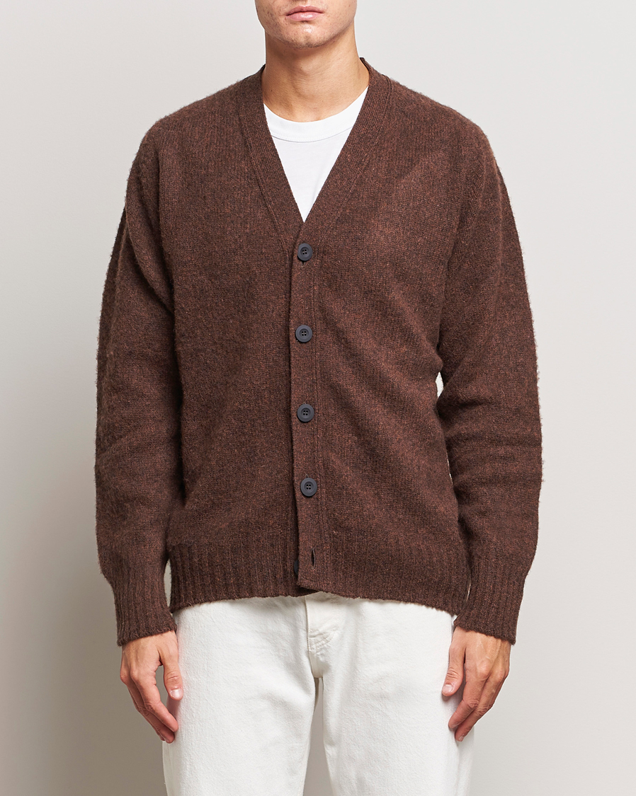 Herr | Tröjor | Howlin' | Shaggy Bear Cardigan Brownish