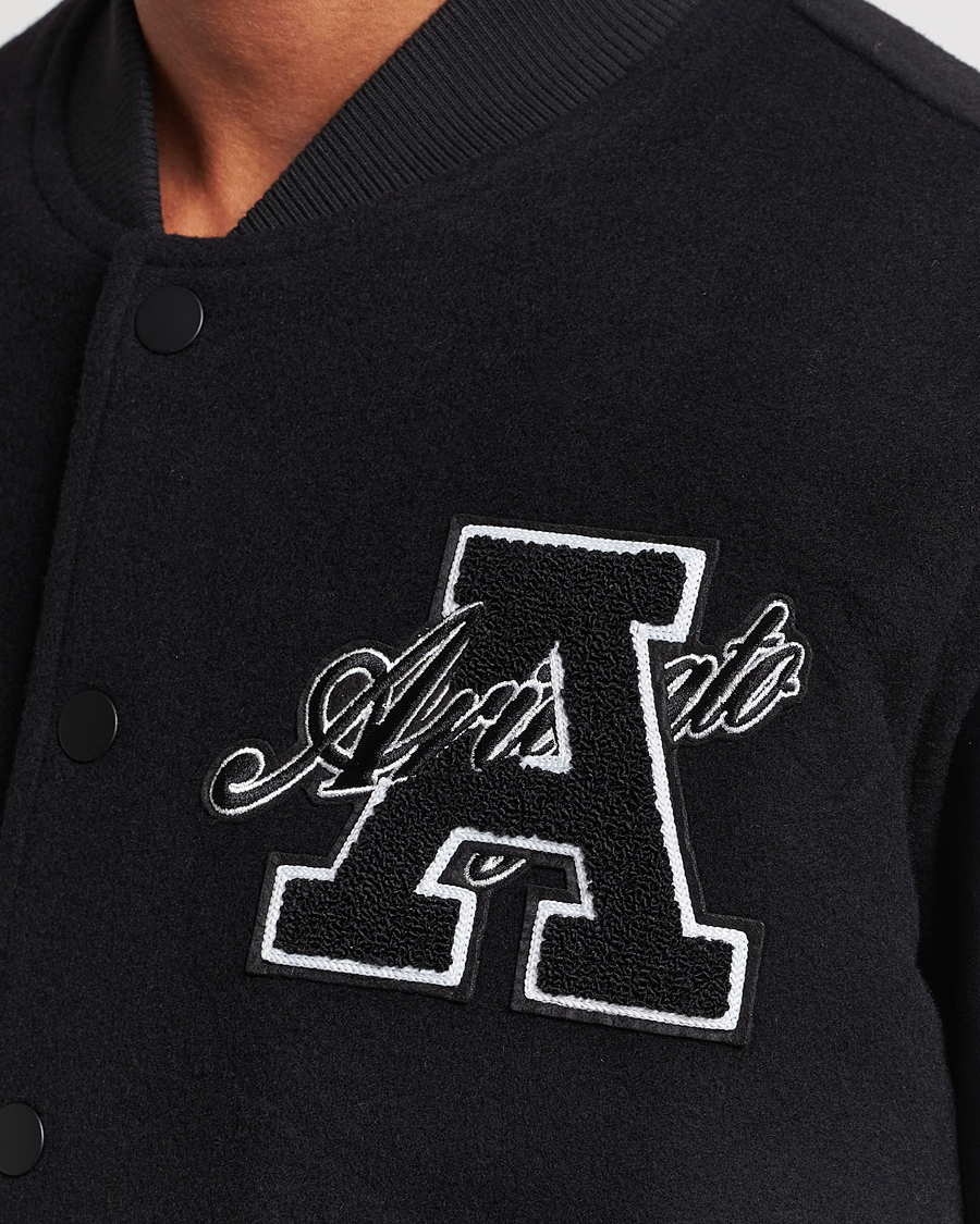 Herr | Jackor | Axel Arigato | Hudson Varisty Jacket Black