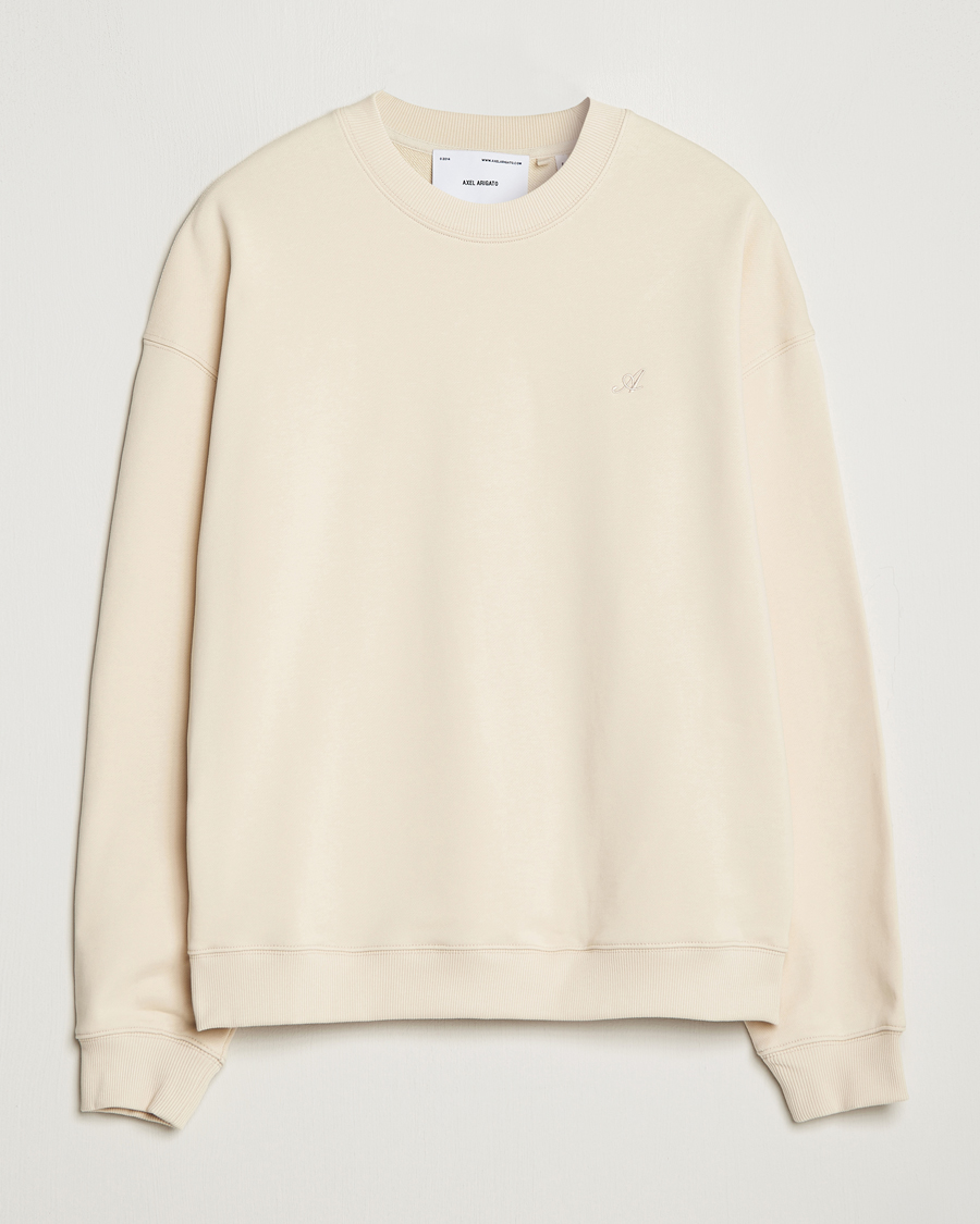 Herr | Tröjor | Axel Arigato | Honor Crew Neck Sweatshirt Pale Beige