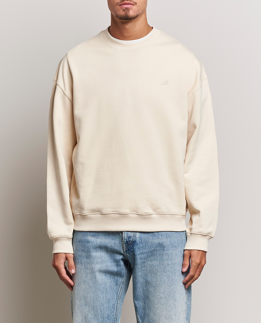 Herr | Tröjor | Axel Arigato | Honor Crew Neck Sweatshirt Pale Beige