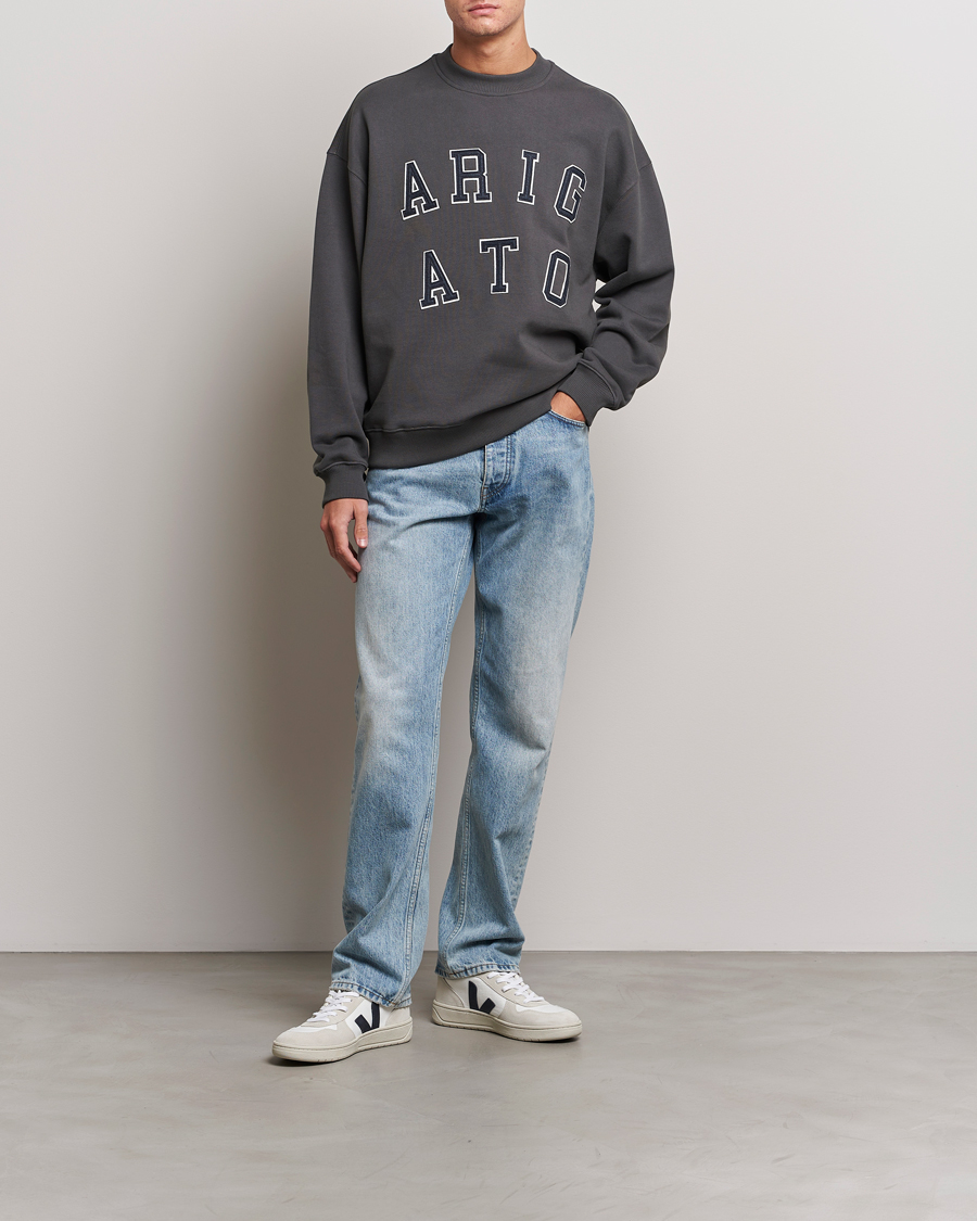 Herr | Tröjor | Axel Arigato | Legend Crew Neck Sweatshirt Faded Black