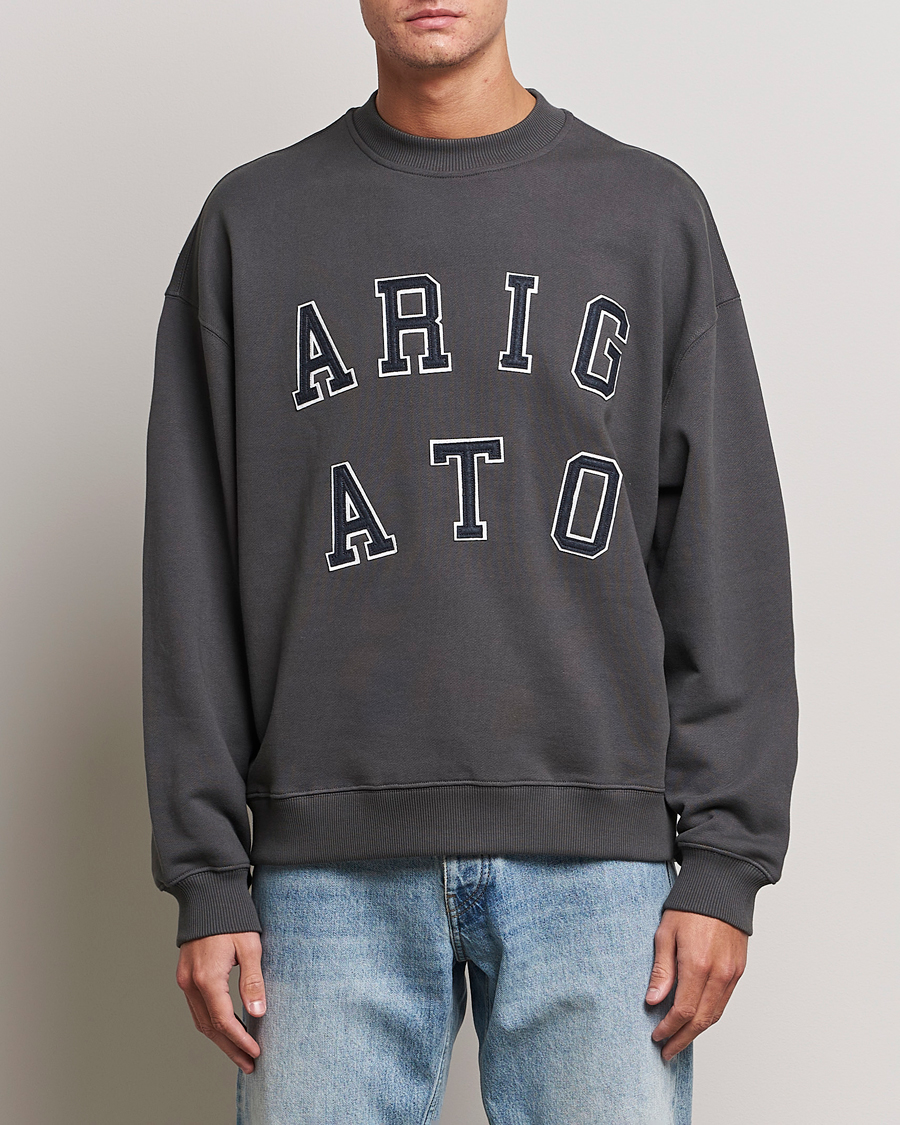 Herr |  | Axel Arigato | Legend Crew Neck Sweatshirt Faded Black