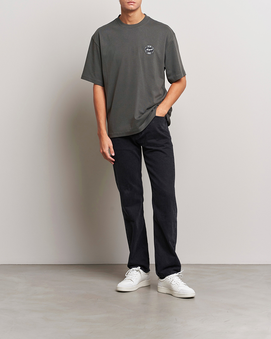 Herr | T-Shirts | Axel Arigato | Dunk Crew Neck T-Shirt Black