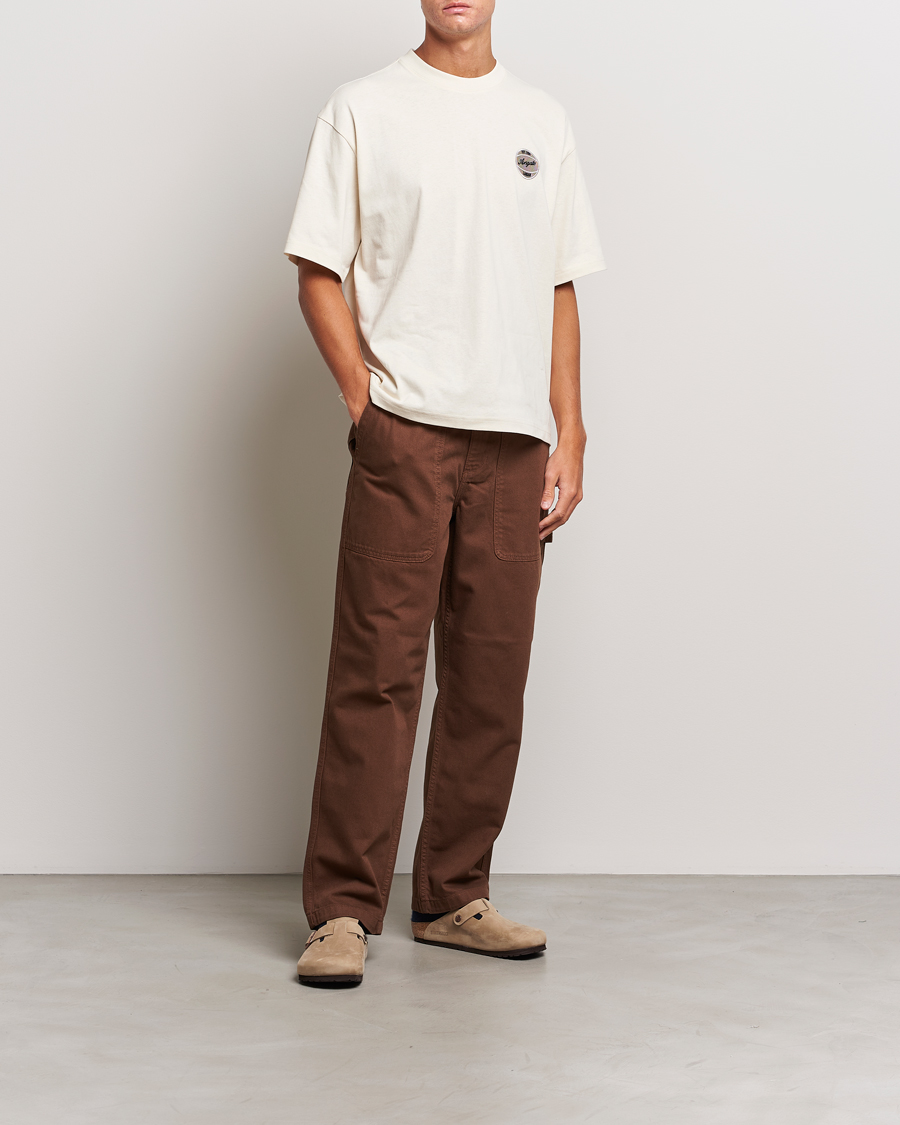 Herr | T-Shirts | Axel Arigato | Dunk Crew Neck T-Shirt Pale Beige