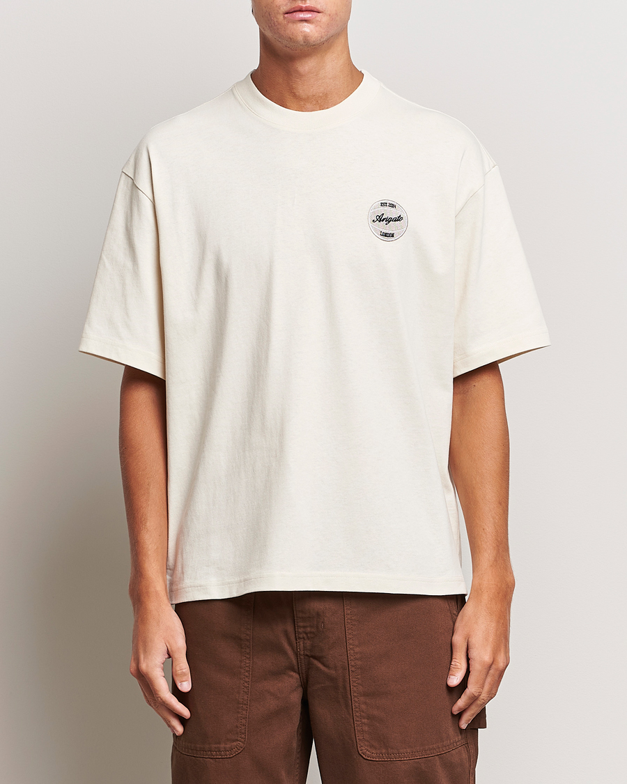 Herr | Axel Arigato | Axel Arigato | Dunk Crew Neck T-Shirt Pale Beige