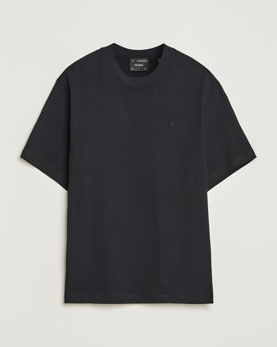 Herr | T-Shirts | Axel Arigato | Signature Crew Neck T-Shirt Black