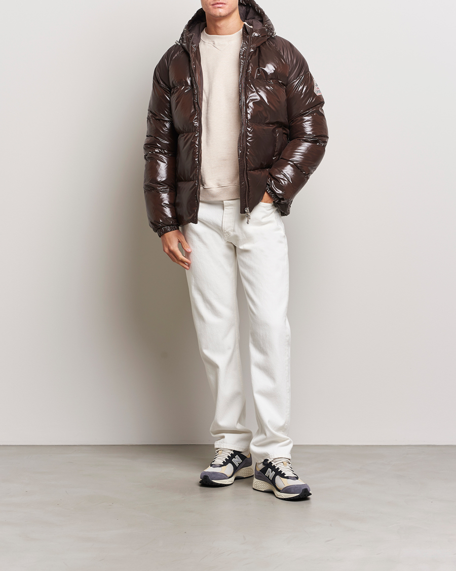 Herr | Jackor | Pyrenex | Sten Hooded Puffer Jacket Java