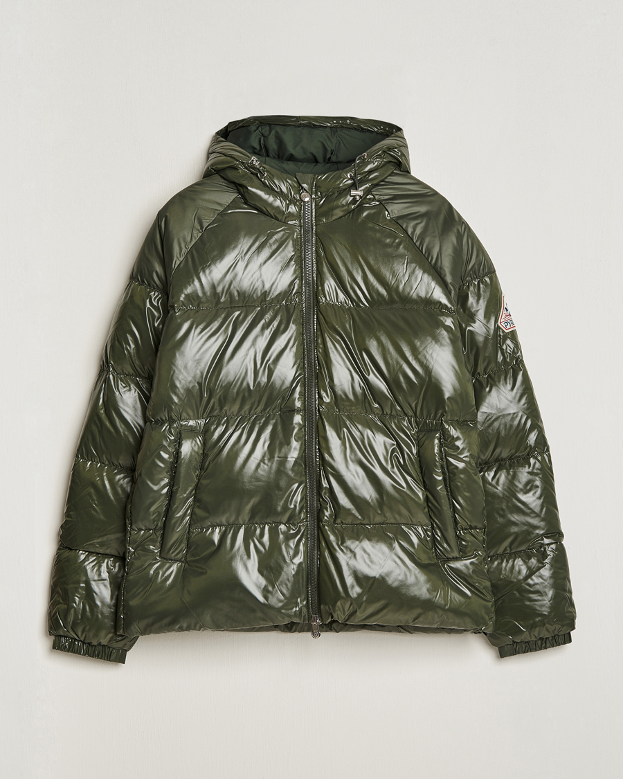 Herr | Pyrenex | Pyrenex | Sten Hooded Puffer Jacket Deep Khaki