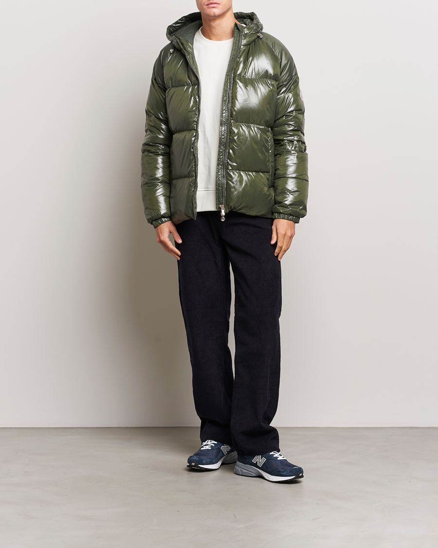 Herr | Jackor | Pyrenex | Sten Hooded Puffer Jacket Deep Khaki