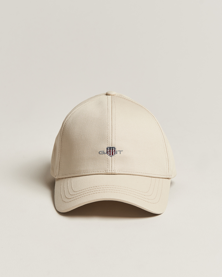 Herr | GANT High Cotton Twill Cap Putty | GANT | High Cotton Twill Cap Putty