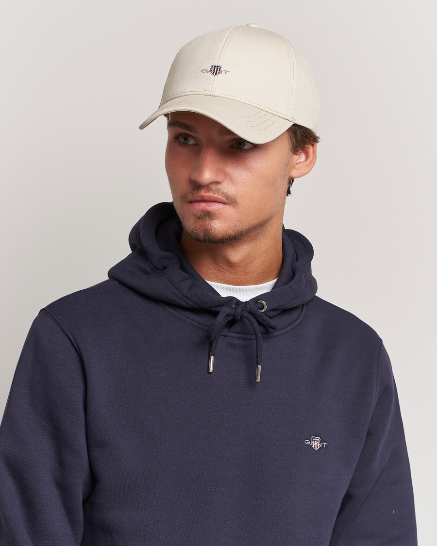 Herr | Kepsar | GANT | High Cotton Twill Cap Putty