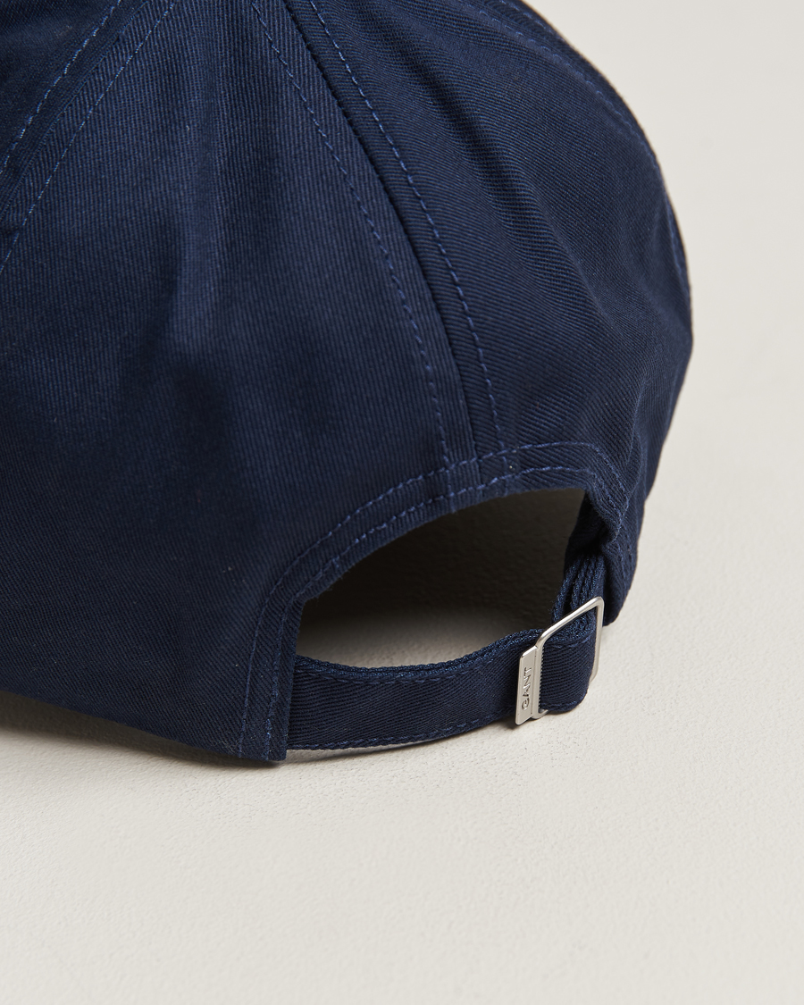 Herr | GANT High Cotton Twill Cap Marine | GANT | High Cotton Twill Cap Marine