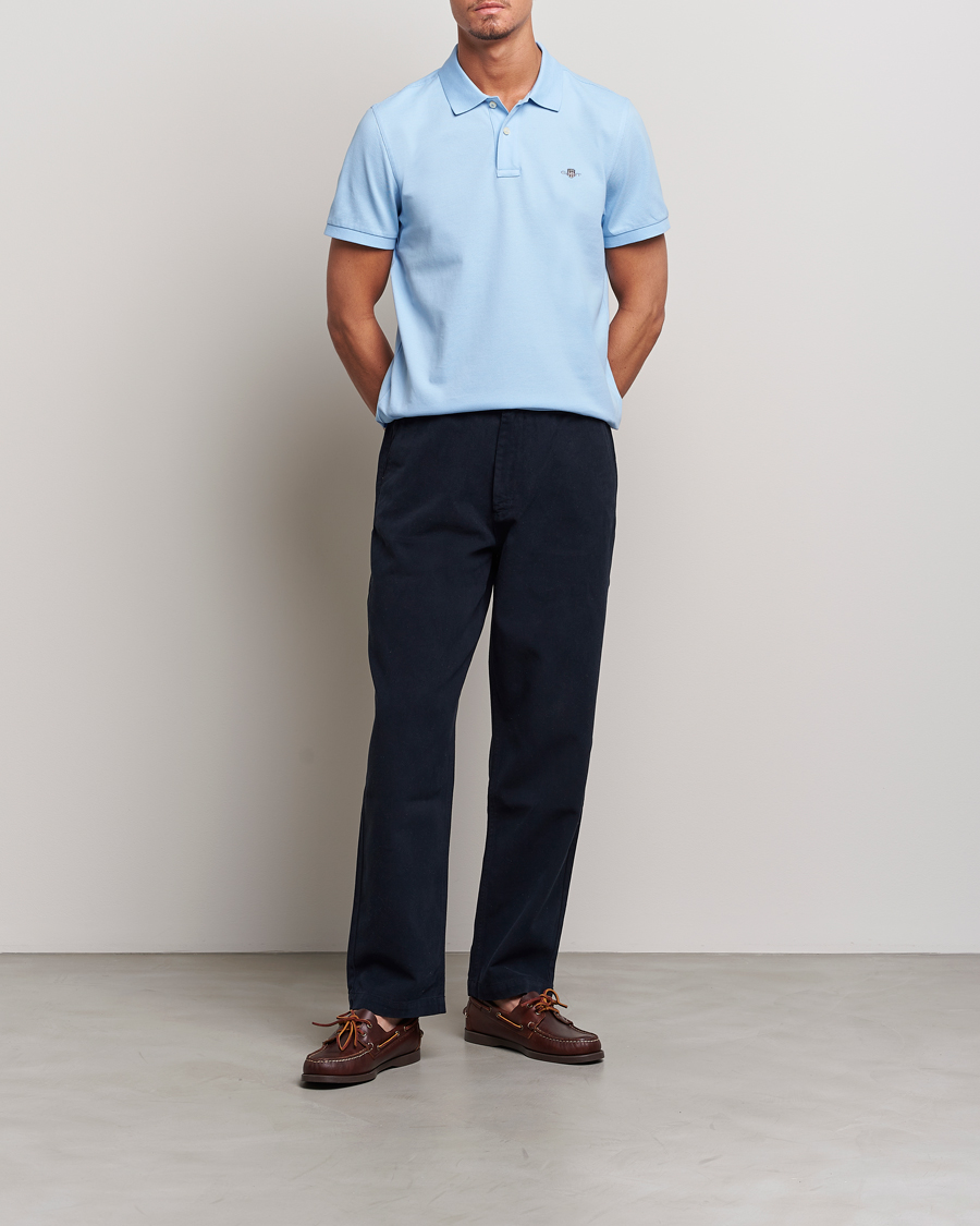 Herr | Pikéer | Gant | The Original Polo Capri Blue