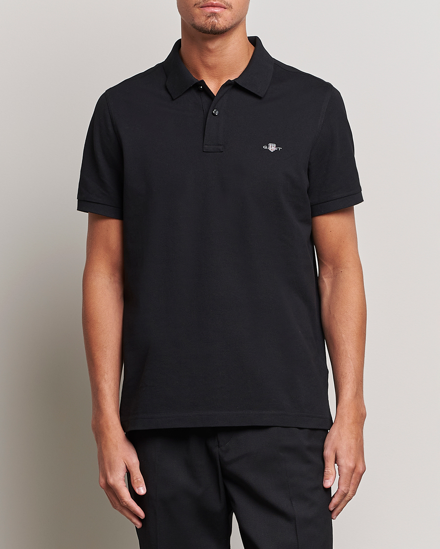 Herr | Kläder | GANT | The Original Polo Black