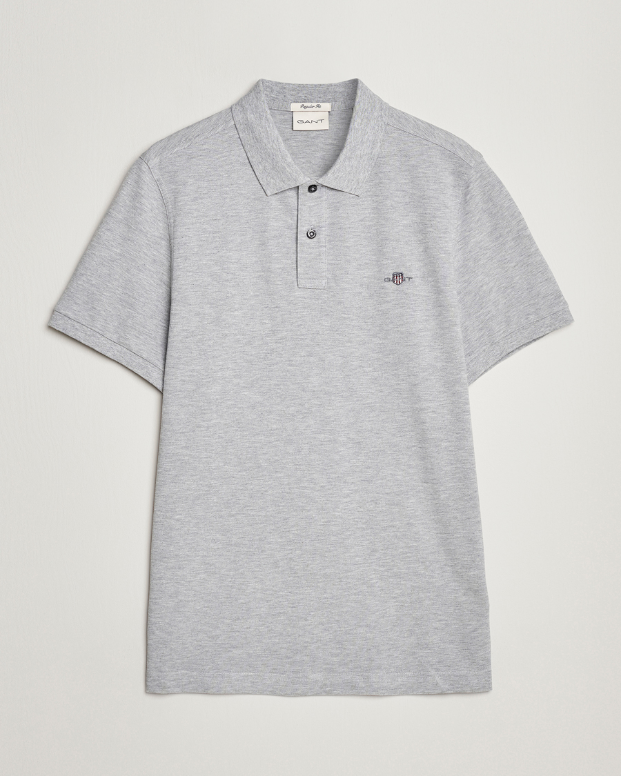 Herr | Pikéer | GANT | The Original Polo Grey Melange