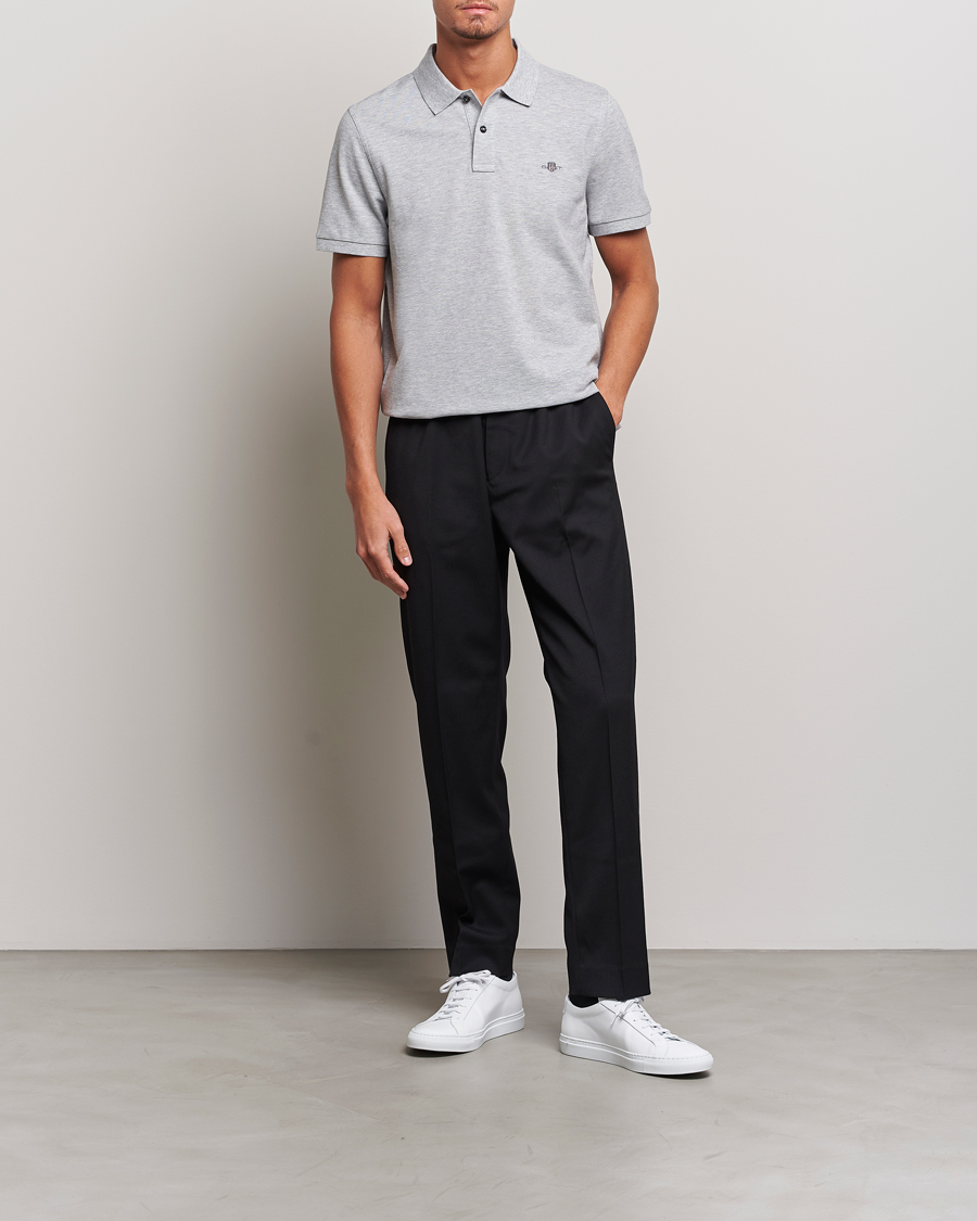 Herr | Pikéer | GANT | The Original Polo Grey Melange