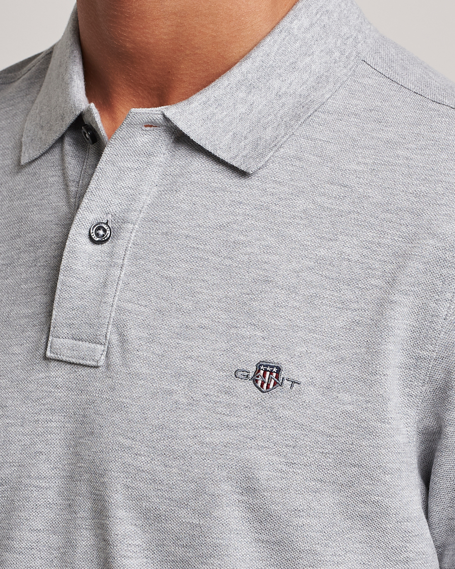 Herr | Pikéer | GANT | The Original Polo Grey Melange