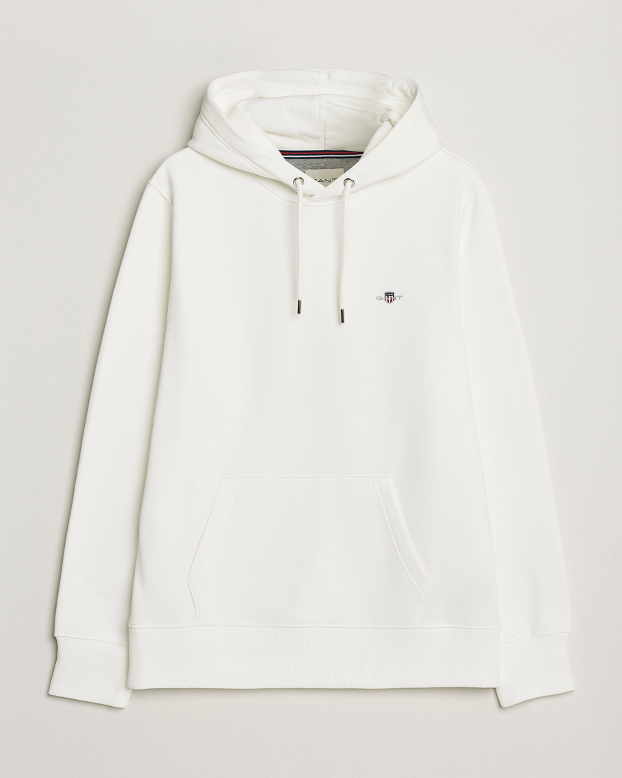 Herr | Tröjor | GANT | Original Shield Logo Hoodie Eggshell