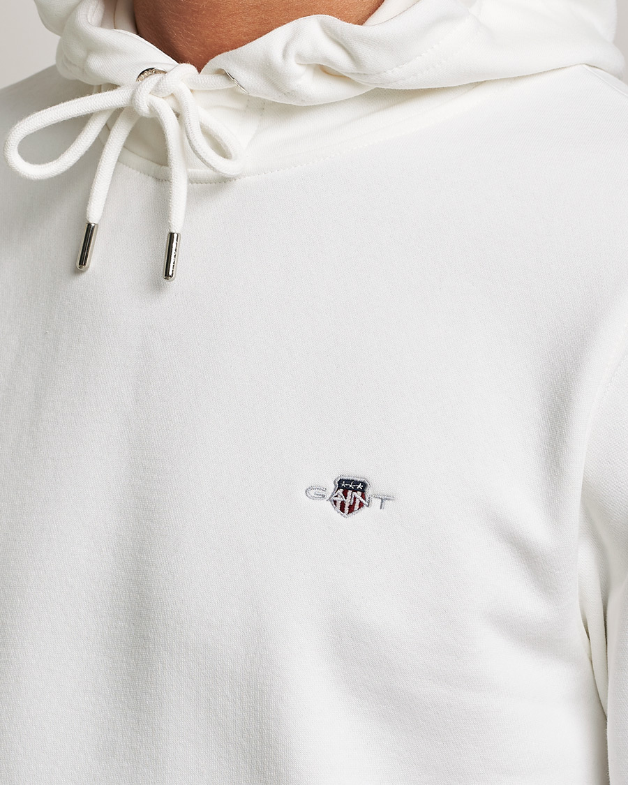 Herr | Tröjor | GANT | Original Shield Logo Hoodie Eggshell